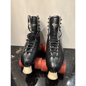 Vintage Dominion Marathon II Metal Roller Skates Size 7